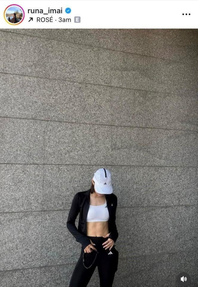 今井月さんインスタグラム（ｒｕｎａ＿ｉｍａｉ）より