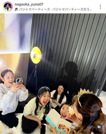 長岡柚奈のインスタグラム（ｎａｇａｏｋａ＿ｙｕｎａ０７）より