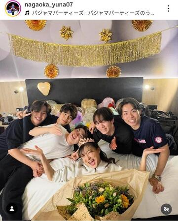 長岡柚奈のインスタグラム（ｎａｇａｏｋａ＿ｙｕｎａ０７）より