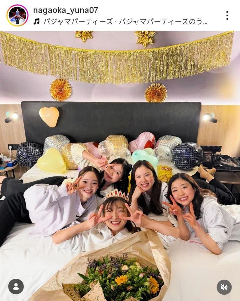 　長岡柚奈のインスタグラム（ｎａｇａｏｋａ＿ｙｕｎａ０７）より 