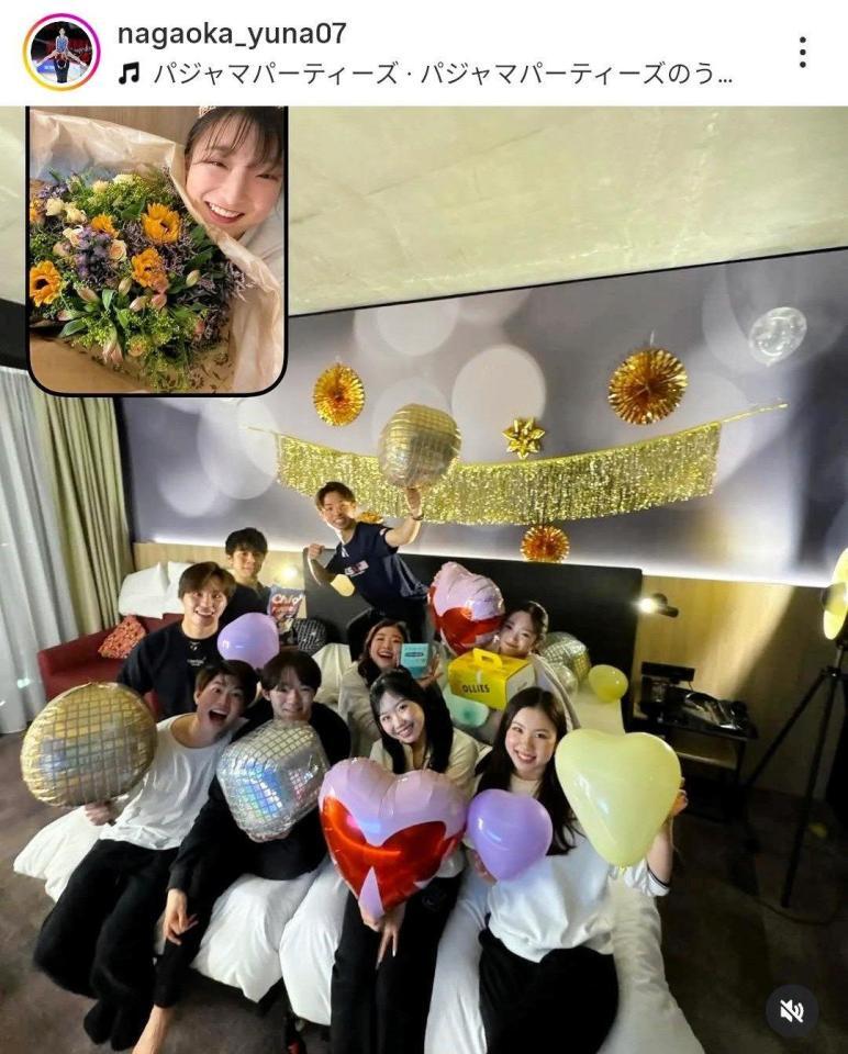 　長岡柚奈のインスタグラム（ｎａｇａｏｋａ＿ｙｕｎａ０７）より