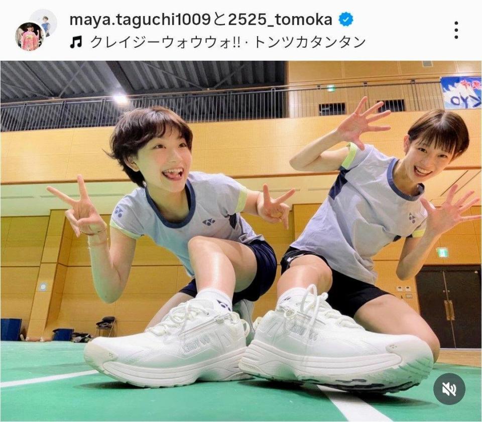 　田口真彩のインスタグラム（ｍａｙａ．ｔａｇｕｃｈｉ１００９）より 