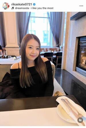 紀平梨花のインスタグラム＠ｒｉｋａｓｋａｔｅ０７２１より