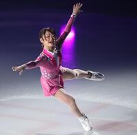 演技を披露する島田麻央（撮影・中田匡峻）