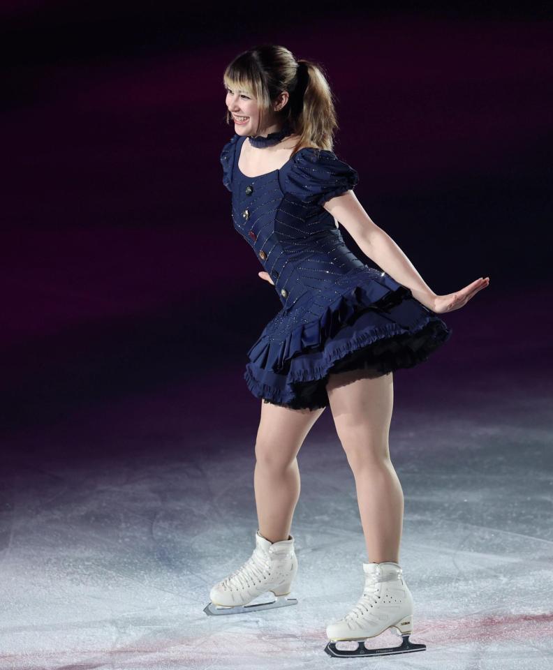 笑顔を見せるアリサ・リウ（撮影・中田匡峻）