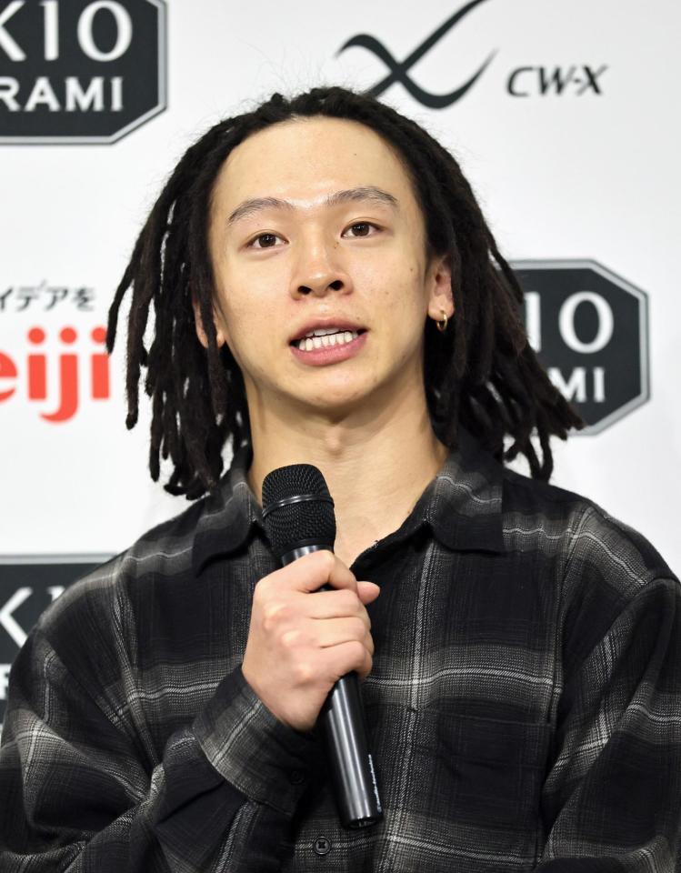 高木美帆さんの引退会見に訪れた平野歩夢