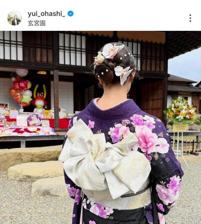 　大橋悠依さんのインスタグラム（ｙｕｉ＿ｏｈａｓｈｉ＿）より