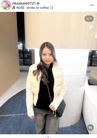 紀平梨花のインスタグラム＠ｒｉｋａｓｋａｔｅ０７２１より