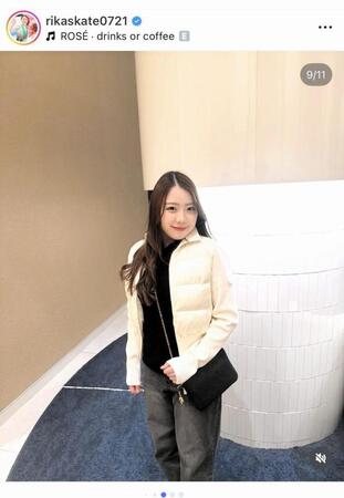 紀平梨花のインスタグラム＠ｒｉｋａｓｋａｔｅ０７２１より