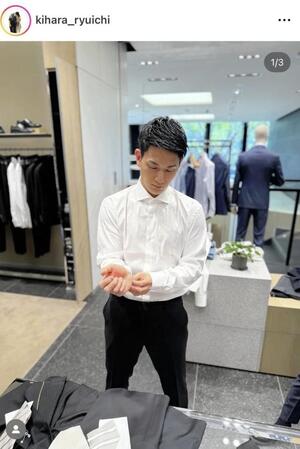 木原龍一のインスタグラム＠ｋｉｈａｒａ＿ｒｙｕｉｃｈｉより