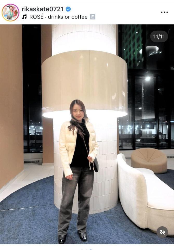 紀平梨花のインスタグラム＠ｒｉｋａｓｋａｔｅ０７２１より