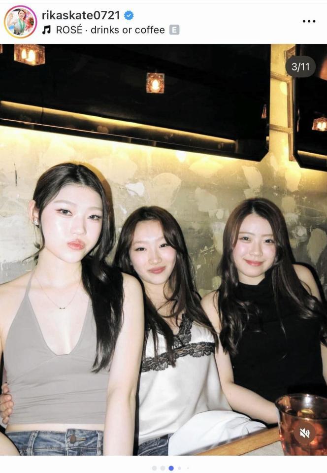 紀平梨花のインスタグラム＠ｒｉｋａｓｋａｔｅ０７２１より