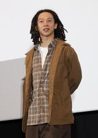 イベントに登場した平野歩夢＝東京・丸の内ピカデリー（撮影・西岡正） 