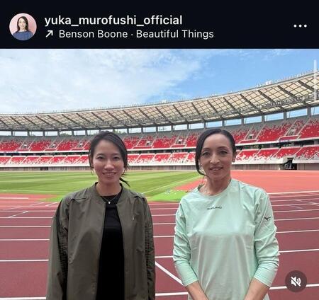 室伏由佳さんのインスタグラム（＠ｙｕｋａ＿ｍｕｒｏｆｕｓｈ