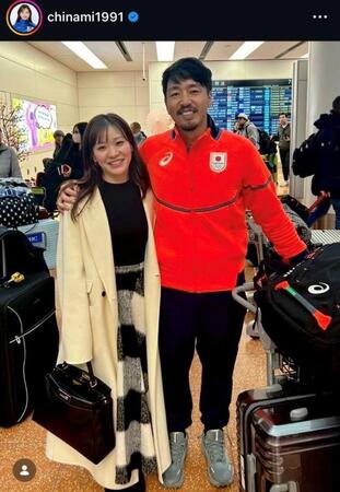 吉田知那美のインスタ（＠ｃｈｉｎａｍｉ１９９１）より