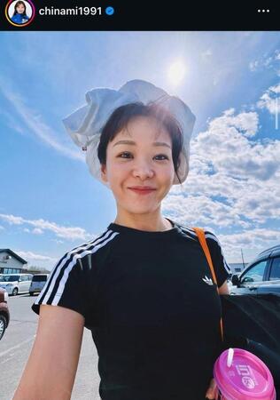 吉田知那美のインスタ（＠ｃｈｉｎａｍｉ１９９１）より