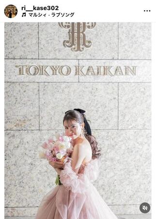 加世田梨花のインスタグラム（＠ｒｉ＿ｋａｓｅ３０２）から