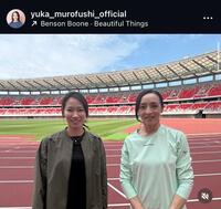 室伏由佳さんのインスタグラム（＠ｙｕｋａ＿ｍｕｒｏｆｕｓｈ