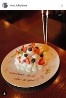一山麻緒さんのインスタグラム（＠ｍａｏ．ｉｃｈｉｙａｍａ）から