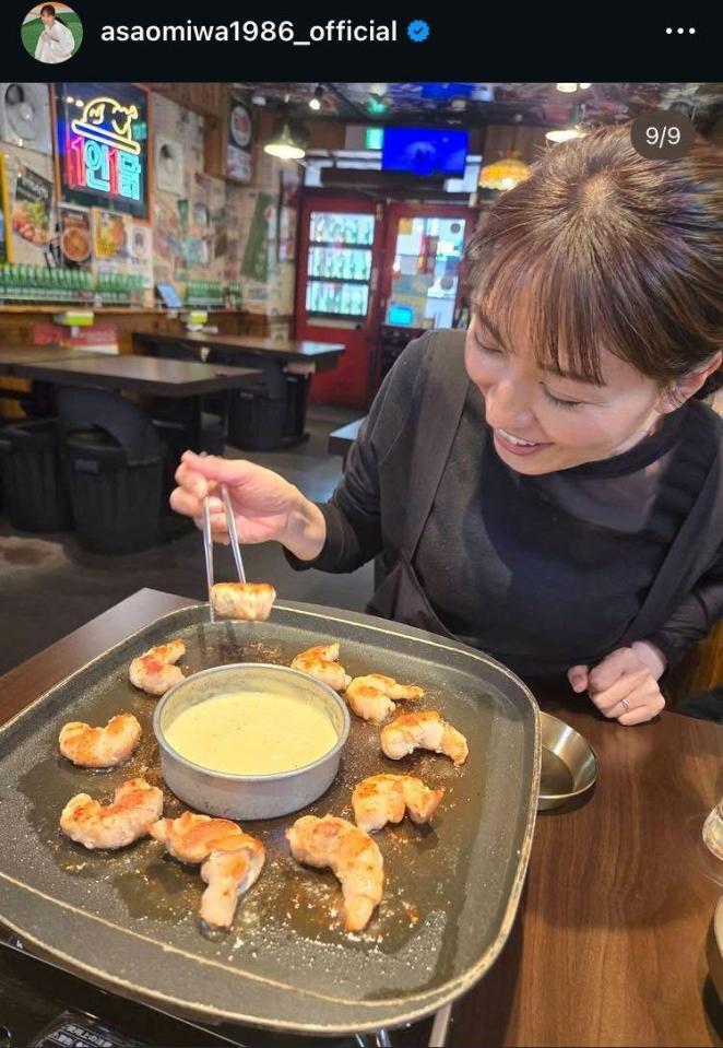 浅尾美和さんのインスタ（＠ａｓａｏｍｉｗａ１９８６＿ｏｆｆｉｃｉａｌ）より