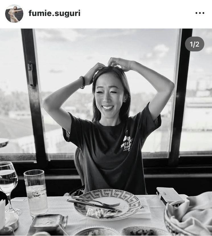 村主章枝さんのインスタグラム（＠ｆｕｍｉｅ．ｓｕｇｕｒｉ）から