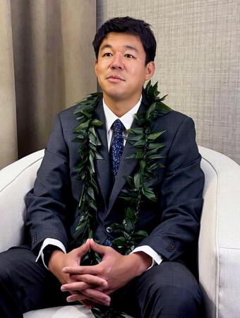 　レイダーズとドラフト外新人として契約したハワイ大・松澤寛政（共同）