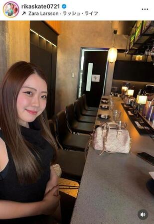 紀平梨花インスタグラム（ｒｉｋａｓｋａｔｅ０７２１）より