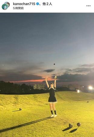 狩野舞子さんインスタグラム（ｋａｎｏｃｈａｎ７１５）より