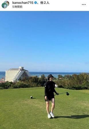 狩野舞子さんインスタグラム（ｋａｎｏｃｈａｎ７１５）より