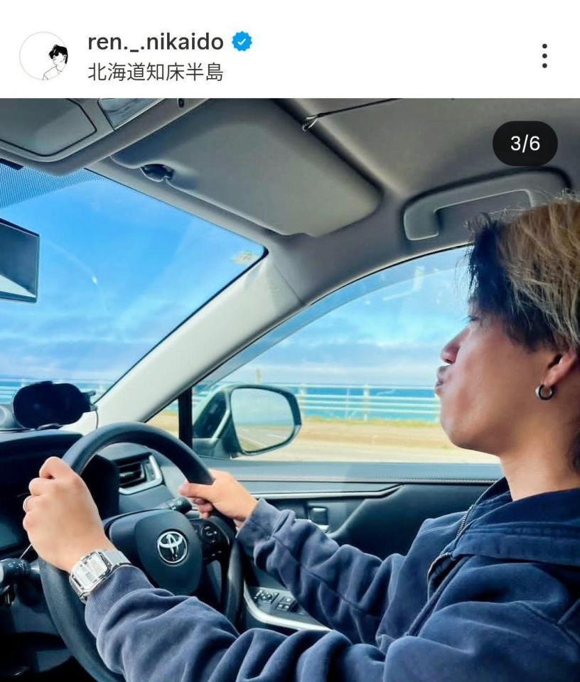 二階堂蓮のインスタグラム（＠ｒｅｎ．＿．ｎｉｋａｉｄｏ）から