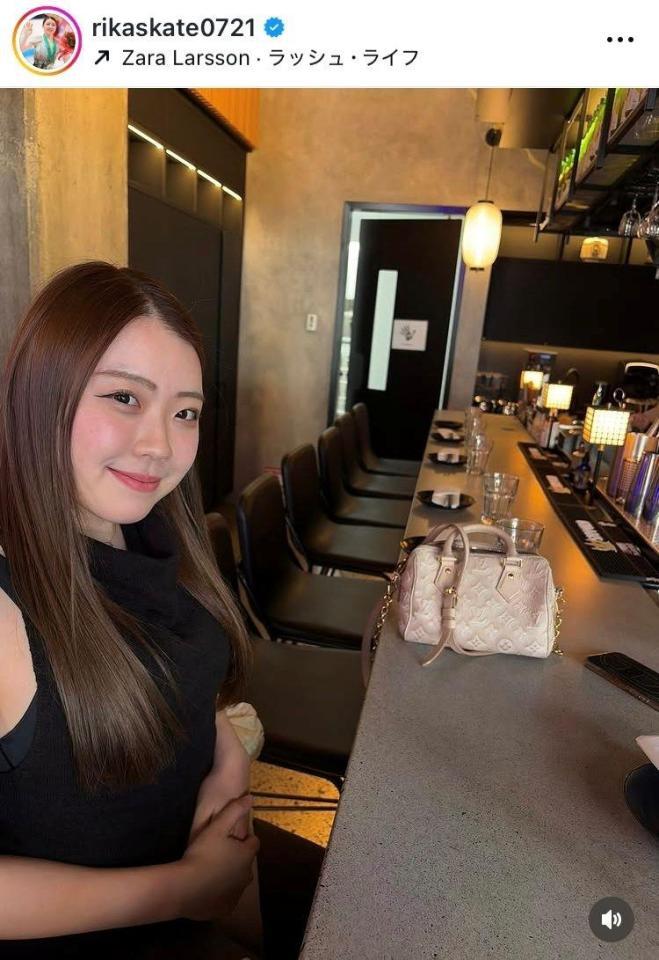 紀平梨花インスタグラム（ｒｉｋａｓｋａｔｅ０７２１）より