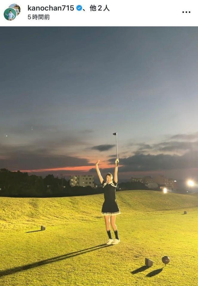 狩野舞子さんインスタグラム（ｋａｎｏｃｈａｎ７１５）より