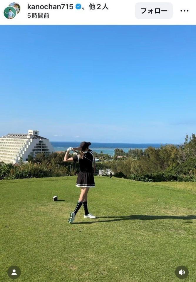 狩野舞子さんインスタグラム（ｋａｎｏｃｈａｎ７１５）より