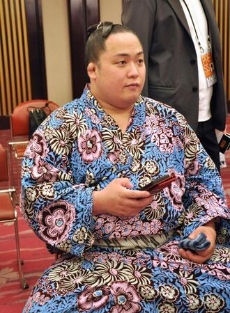 力士会に出席した翠富士