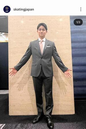 日本スケート連盟のインスタグラム（＠ｓｋａｔｉｎｇｊａｐａｎ）から
