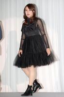 登壇した村瀬心椛（撮影・吉澤敬太）