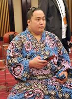 力士会に出席した翠富士