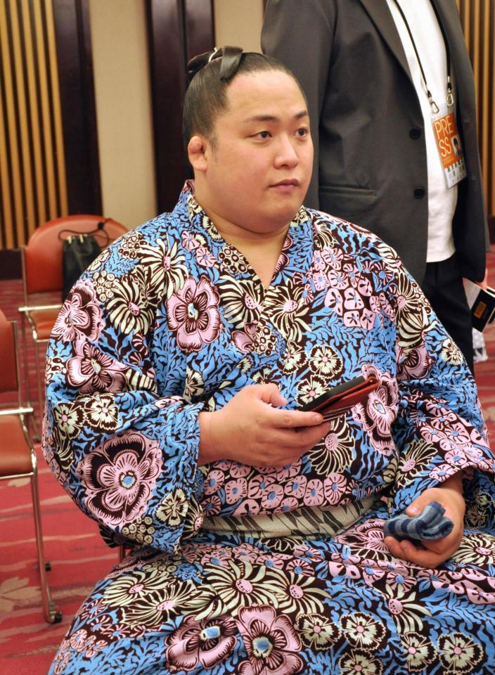 力士会に出席した翠富士