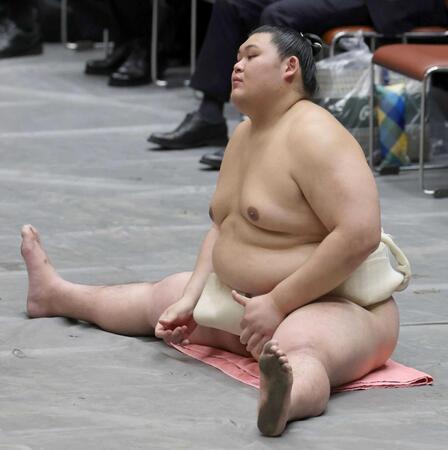 　横審稽古総見に参加した大の里