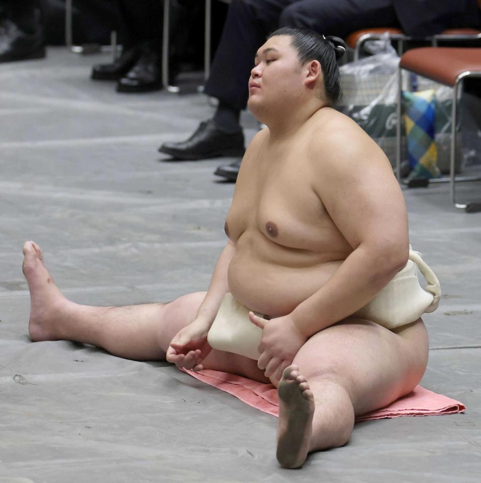　横審稽古総見に参加した大の里