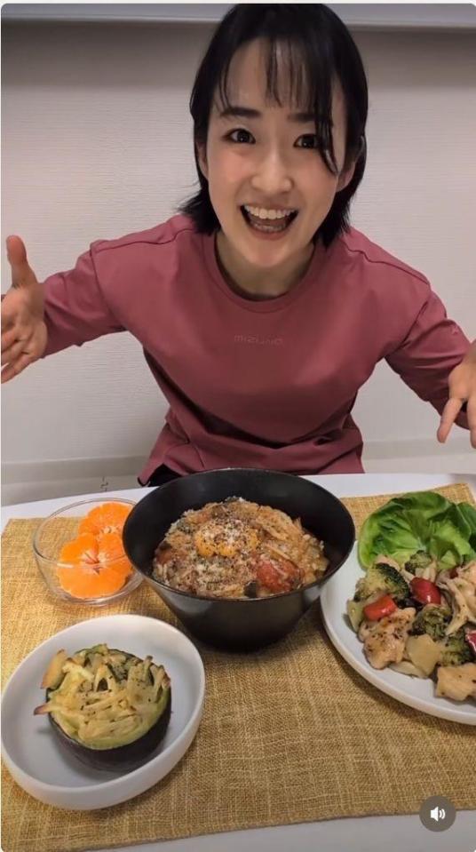 清水希容インスタグラム（ｋｉｙｏｕ＿１）リール動画より