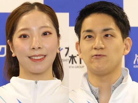 （左から）三浦璃来、木原龍一