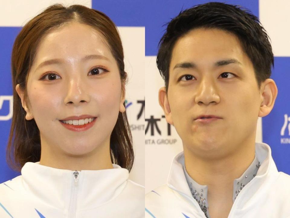 （左から）三浦璃来、木原龍一