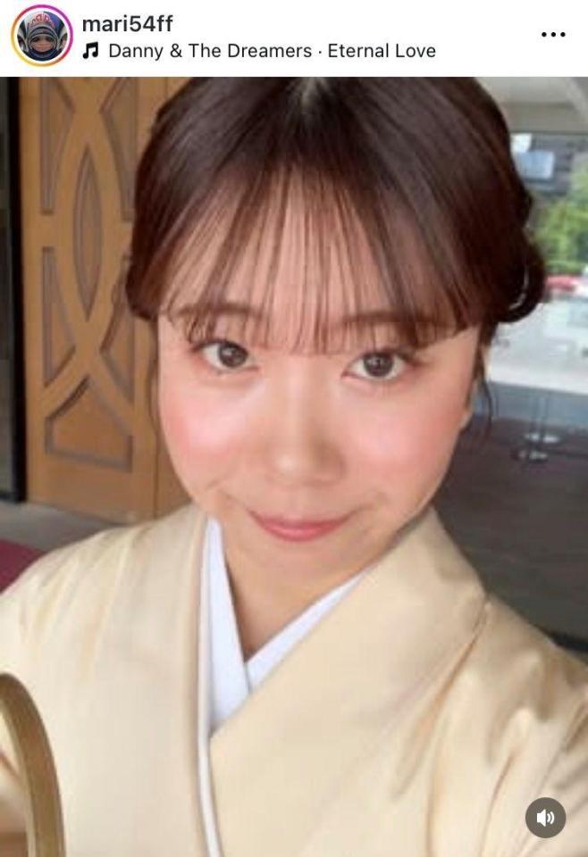 深田茉莉インスタグラム（ｍａｒｉ５４ｆｆ）より