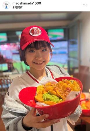 島田麻央インスタグラム（ｍａｏｓｈｉｍａｄａ１０３０）より