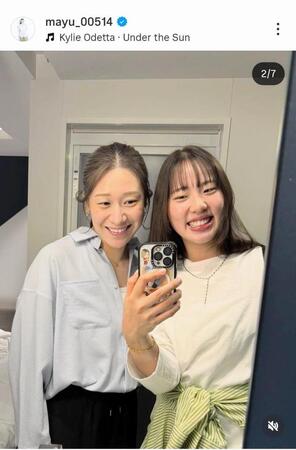 石川真佑のインスタグラム（＠ｍａｙｕ＿００５１４）から