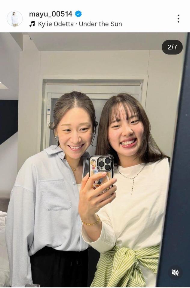 石川真佑のインスタグラム（＠ｍａｙｕ＿００５１４）から