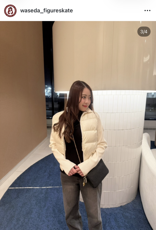 早大スケート部フィギュア部門のインスタグラム＠ｗａｓｅｄａ＿ｆｉｇｕｒｅｓｋａｔｅより