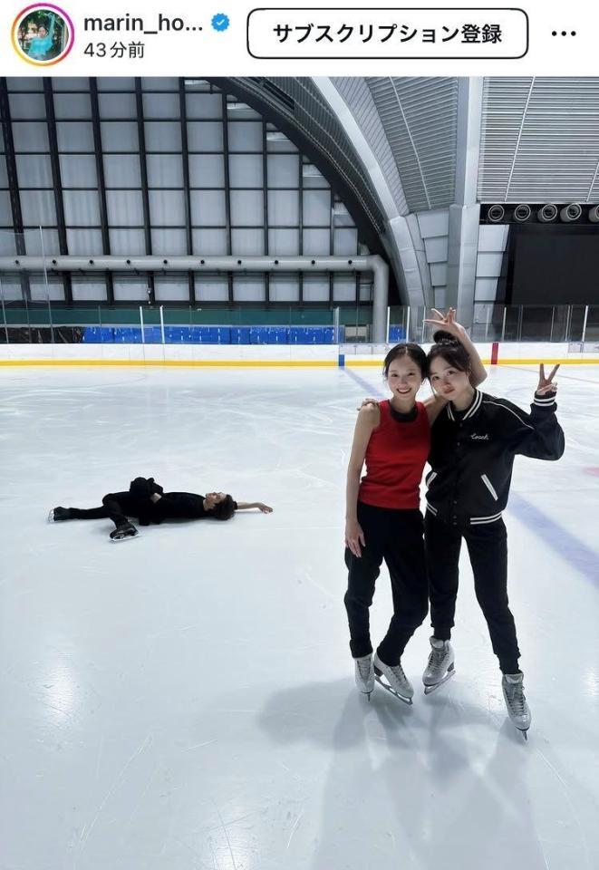 本田真凜インスタグラム（ｍａｒｉｎ＿ｈｏｎｄａ）より