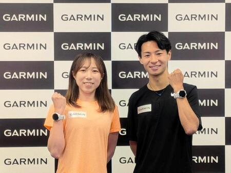 ガーミンのオンライン会見に出席したマラソンの赤崎優花、暁